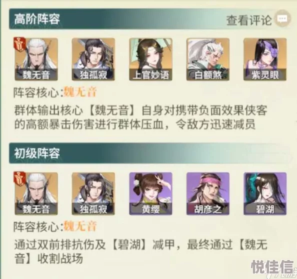 惊喜揭秘！江湖如梦群伤爆发阵容顶级搭配方案，助你战无不胜！